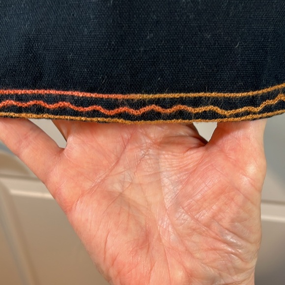 EXC Embroidered Jacket Vintage Embellished Floral Women’s Petite PL Cotton - Picture 12 of 16